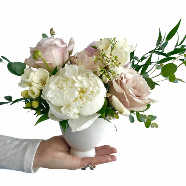 Mother's Day Soft Flower Vase Arrangement
